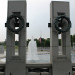 WW II Pillars and Fountain